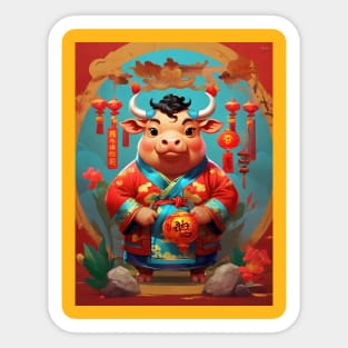 KUNG HEI FAT CHOI – THE OX Sticker